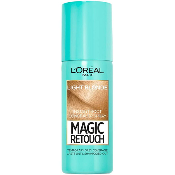اسپری رنگ (کانسیلر) ریشه مو لورال مدل Magic Retouch | رنگ Light Blonde | حجم ۷۵ میل