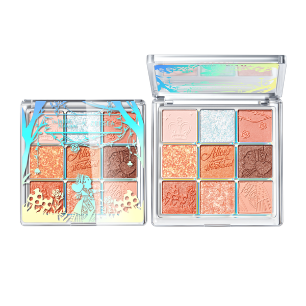 پالت سایه چشم 9 عددی زیسی ZEESEA مدل Stunning Crystal رنگ Pumpkin Spice